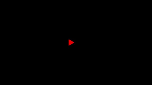 Rewind arrow button icon on transparent background, rewind button animation suitable for video editing, media playback, retro themes, technology concepts. sign 4K footage