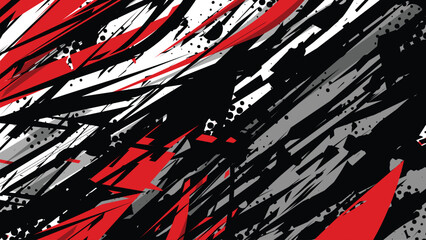 Abstract Aggressive Racing Wrap Background Vector for Car Livery and Esports Jersey © Nj Art