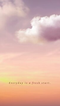 Motivational quote social story template
