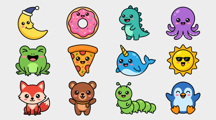 Cute cartoon characters collection © Grace