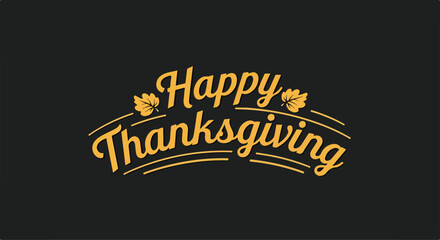 A digital graphic with Happy Thanksgiving text © Kiu