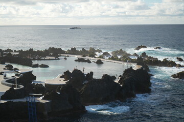Natural Volcanic Lava Rock Swimming Pools at Porto Moniz Atlanti © VJH Photography