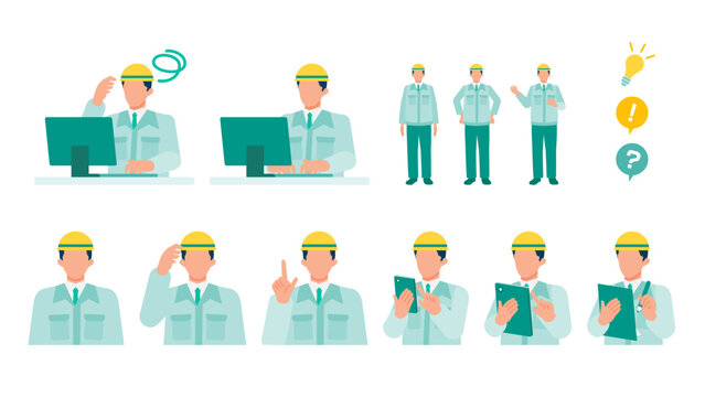 Confident foreman wearing a safety hard hat inspects onsite operations via mobile tools to ensure perfect safety compliance and clear digital communication across the construction layout