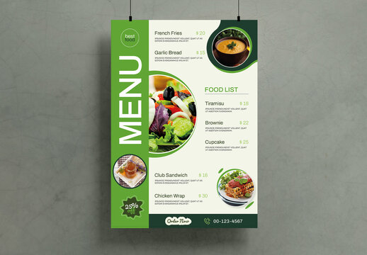 Food Menu Flyer Template