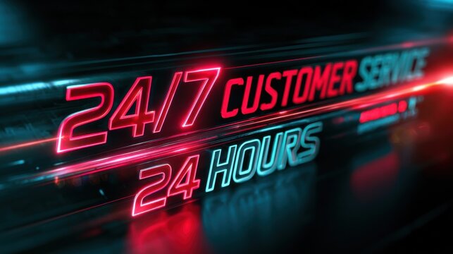 Customer service available every hour of the day throughout the week at all times for any needs and questions