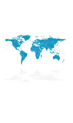 Fototapeta premium world map for vertical 05 illustration image graphic for design projects presentations digital media marketing visuals professional commercial content