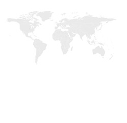 Fototapeta premium world map square grayscale 1eps 06 illustration image graphic for design projects presentations digital media marketing visuals professional commercia