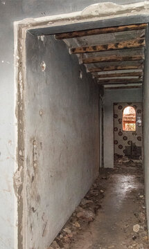 Villa abandonn&eacute;e &agrave; Ourika, dans l'Atlas marocain