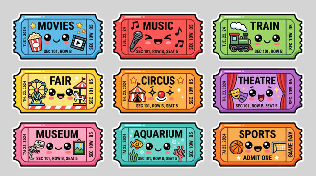 Cute entertainment event tickets