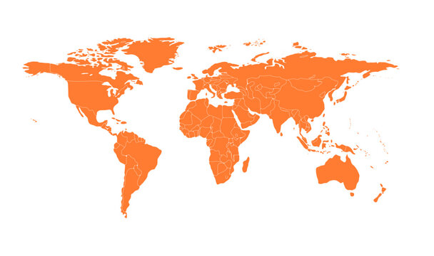 Modern colour worldmap for horizontal 04 illustration image graphic for design projects presentations digital media marketing visuals professional com