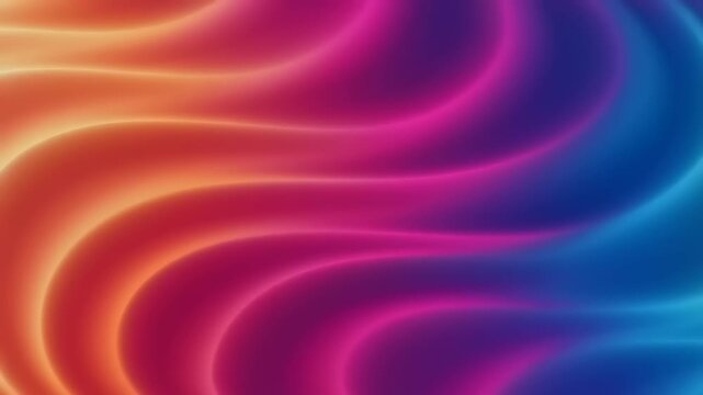 Vibrant Abstract Colorful Wavy Lines Background.
