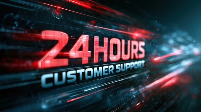 Customer support available 24 hours with fast response and reliable assistance for all user needs