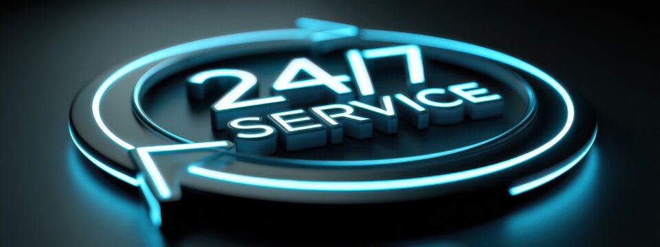 Service available all day every day with round the clock support for customers in need of assistance
