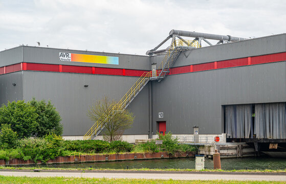 Exterior facade of AVR Utrecht, a logistics and waste processing company in the Netherlands. Utrecht, Netherlands 06.06.2026 