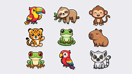 Cute wild animal collection © Riski
