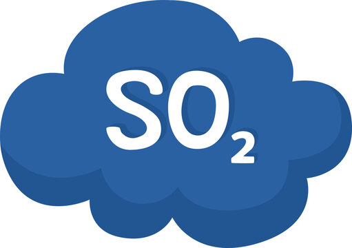 Sulfur Dioxide Gas Icon