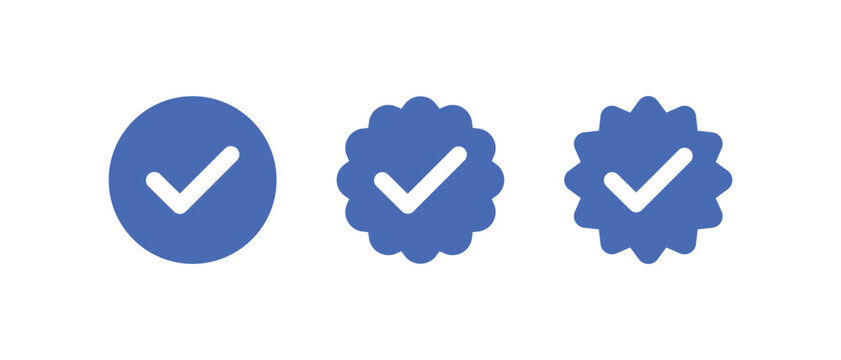 Check Icon with Multishape Design for Successful Payment Status, Vector Illustration Isolated on Background