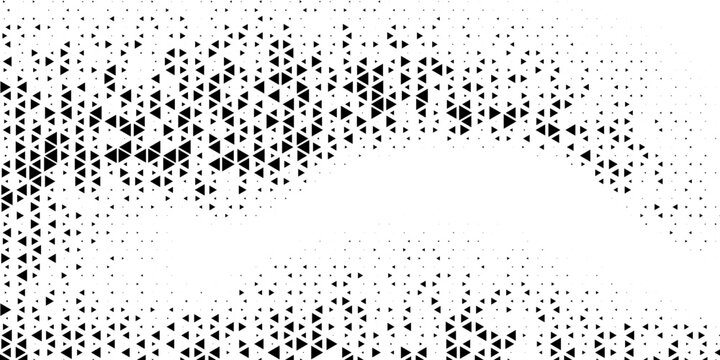 Abstract black triangle geometric pattern background on white background. vector eps 10