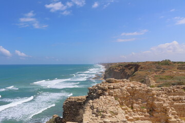 Panoramic view of the coast of the Atlantic Ocean, Portugal © Viktor