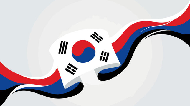 Abstract national flag design