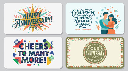 Anniversary celebration greetings collection © Surya