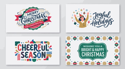 Festive holiday greetings and wishes © Zero