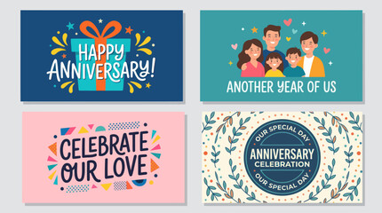 Anniversary celebration greetings collection © Surya