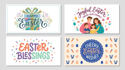 Easter greetings and illustrations © yanto