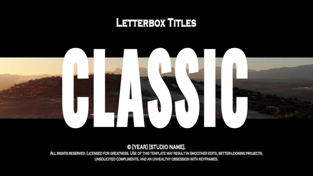 Classic Letterbox Titles