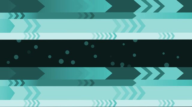 Abstract geometric background with layered horizontal arrows animation