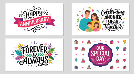 Celebration greetings and family illustration © udin