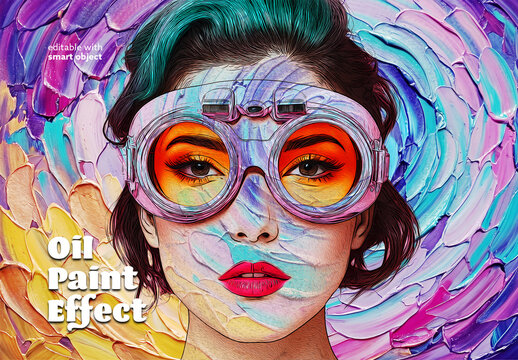 Oil Paint Photo Effect
