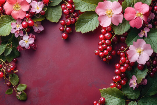 Seasonal British Fruit Styled with Wild Roses and Tartan