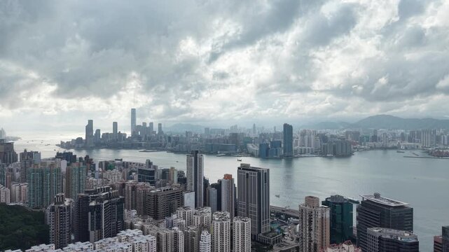 HONG KONG Victoria Harbour landscape. June 20 2026