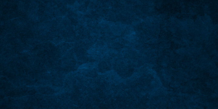 Dark blue color grunge old aged retro vintage stone concrete cement blackboard chalkboard wall backdrop floor texture. Black anthracite dark gray wall retro old slate grunge backdrop background.