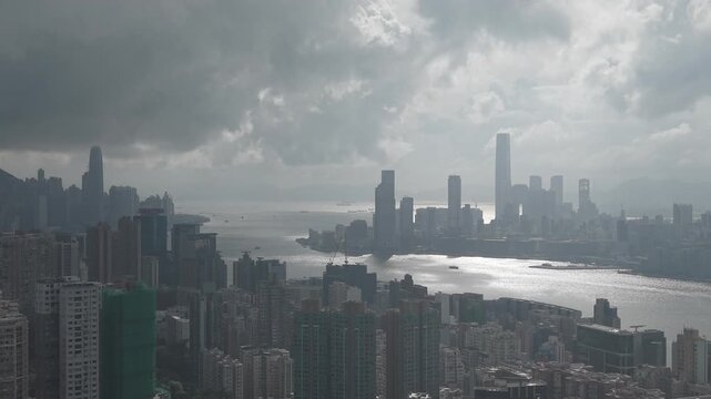 HONG KONG Victoria Harbour landscape. June 20 2026