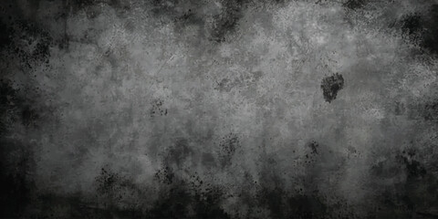 Dark Grungy Concrete Wall Background Texture with Distressed Details © Silhouette Studio