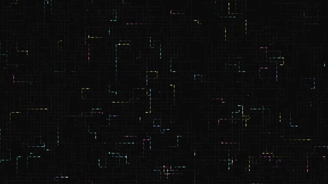 abstract cybernetic circuit board maze 2d