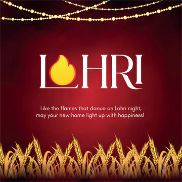 Lohri Design, Happy Lohri to All of You