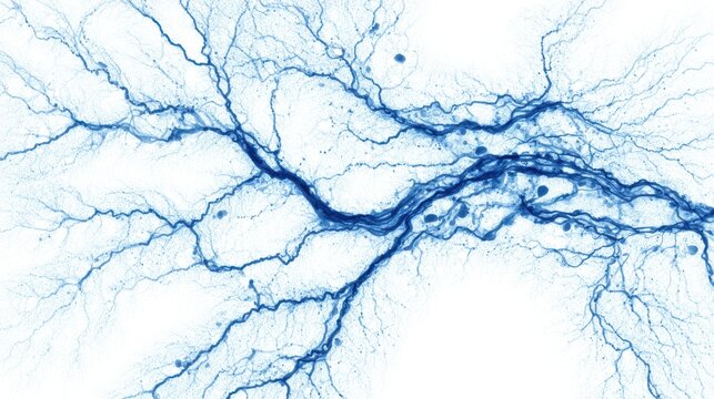 Detailed macro view of OCT-Angiography showing capillary dropout and microvascular changes