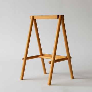 Small wooden easel stand alone