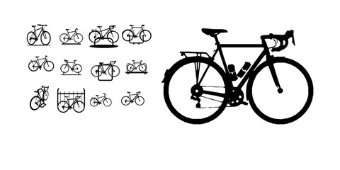 Fototapeta premium Bike Rack Icon