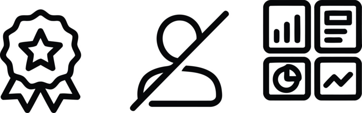 Business Productivity Concept with Workflow Icons on on a transparent background