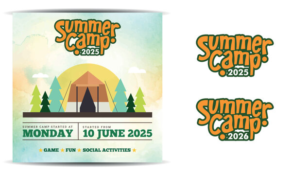 Summar Camp 2026 Design, Summar Camp Template