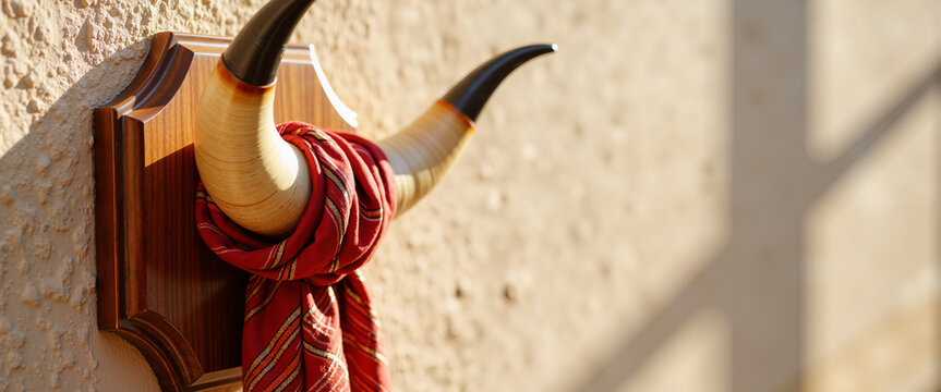 Bull Horns and Red Scarf for Festival Event Marketing