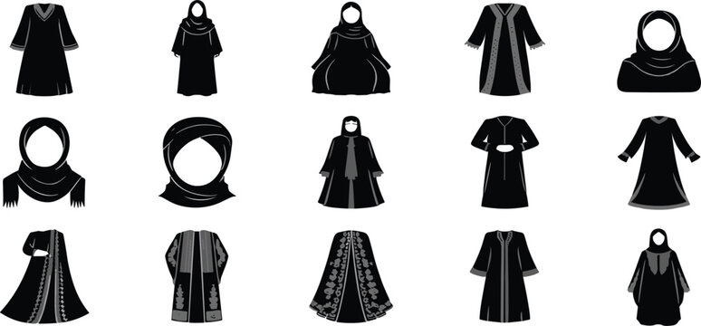 Islamic Women's Clothing Abaya Hijab And Modest Fashion Outfits islamic clothing muslim fashion