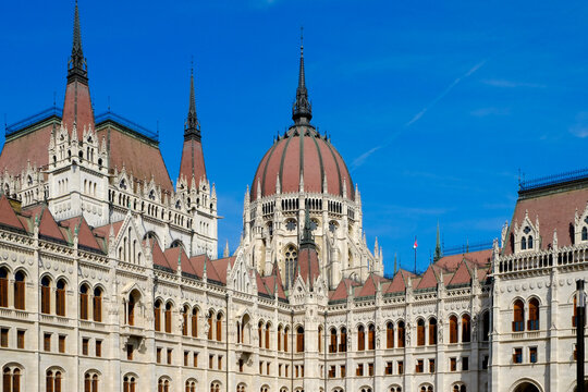 Hungarian Parliament Building in Budapest