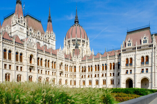 Hungarian Parliament Building in Budapest