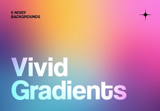 Vivid Noisy Gradients For Branding And Design
