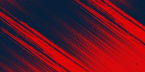 Fototapeta premium Sports blue banner design vector, dynamic sporty horizontal background company